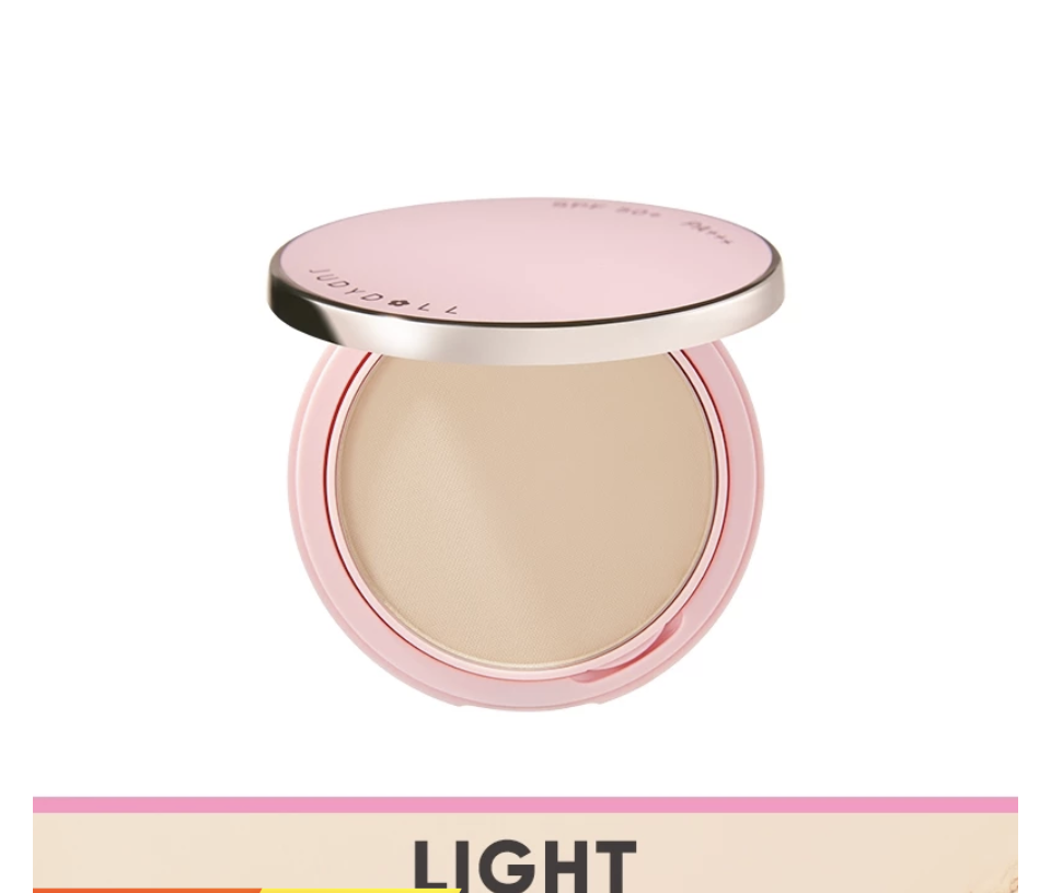 Phấn Nén Chống Nắng #01 da trắng sáng JUDYDOLL 2-Way Cake Powder Foundation Phấn phủ Phấn nền Che phủ Mờ lỗ chân Lông Mịn lì Kiềm dầu 8.5g